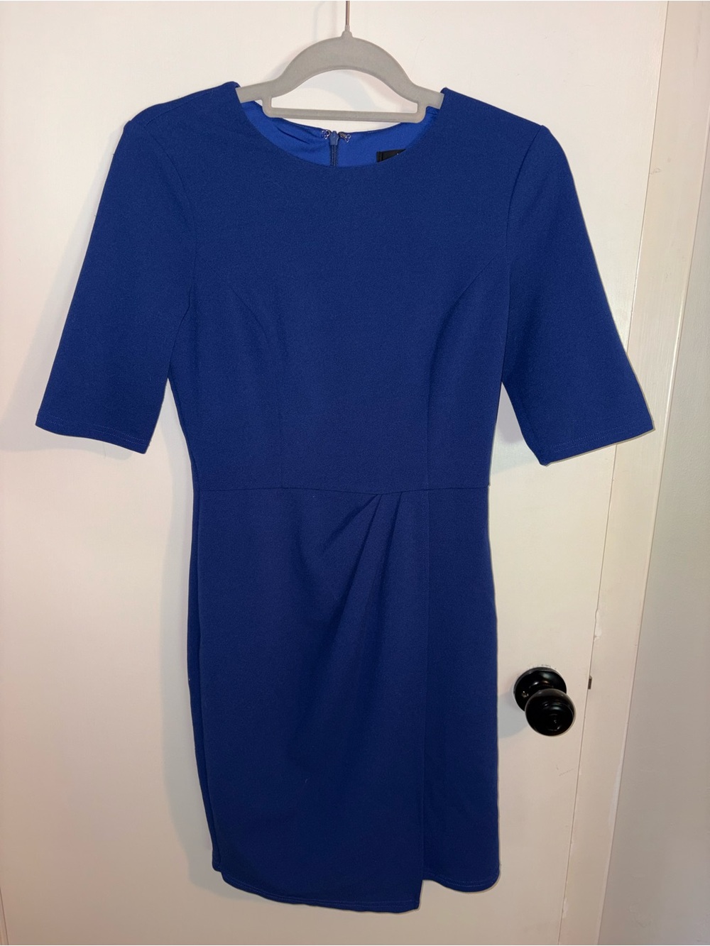 Lulu's Cobalt Blue Midi Sheath Dress